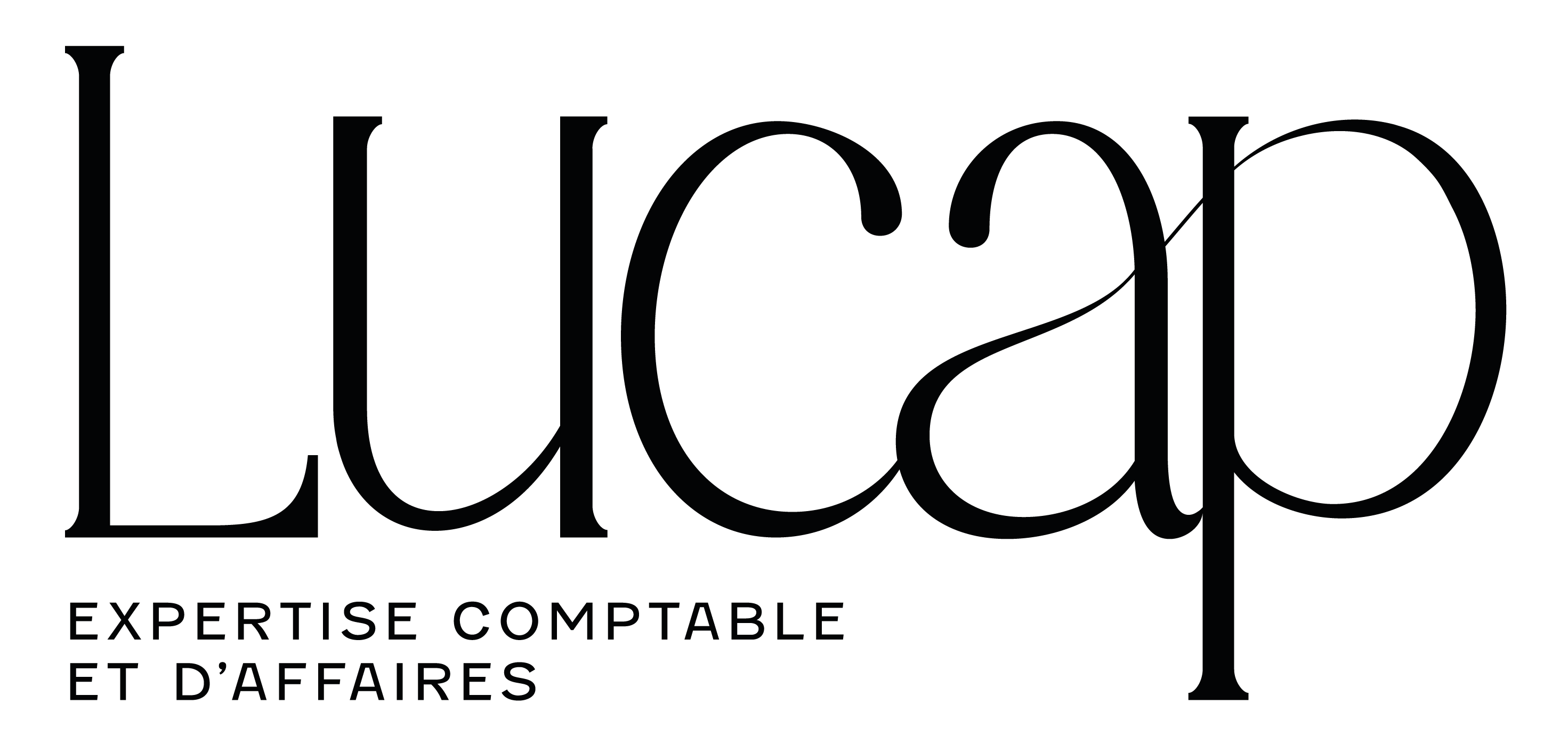 Logo principal noir | Lucap - Expertise comptable & d'affaires